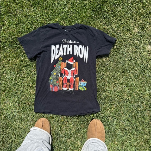 Death Row Record Christmas Edition Tee NWOT - Picture 1 of 3